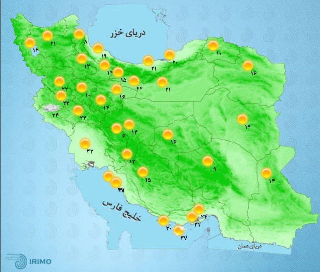هشدار هواشناسی/هوای گرم کشور را فرا میگیرد هشدار هواشناسی/هوای گرم کشور را فرا میگیرد
